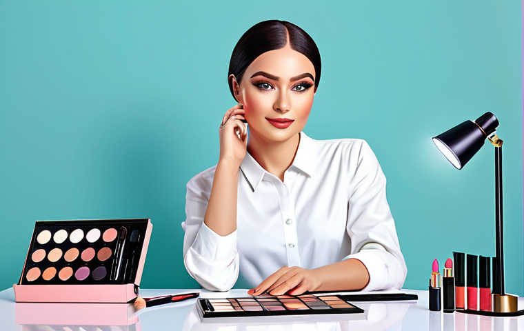 Trendy Beauty Blogger Illustration**
"A stylish and professional beauty blogger in a modest and fashionable outfit, fully clothed, demonstrating makeup techniques in a bright, modern studio, safe for work, appropriate content, perfect anatomy, natural proportions, high-quality digital art, clean lines, vibrant colors, professional lighting, family-friendly, inspired by popular Russian beauty influencers."
**